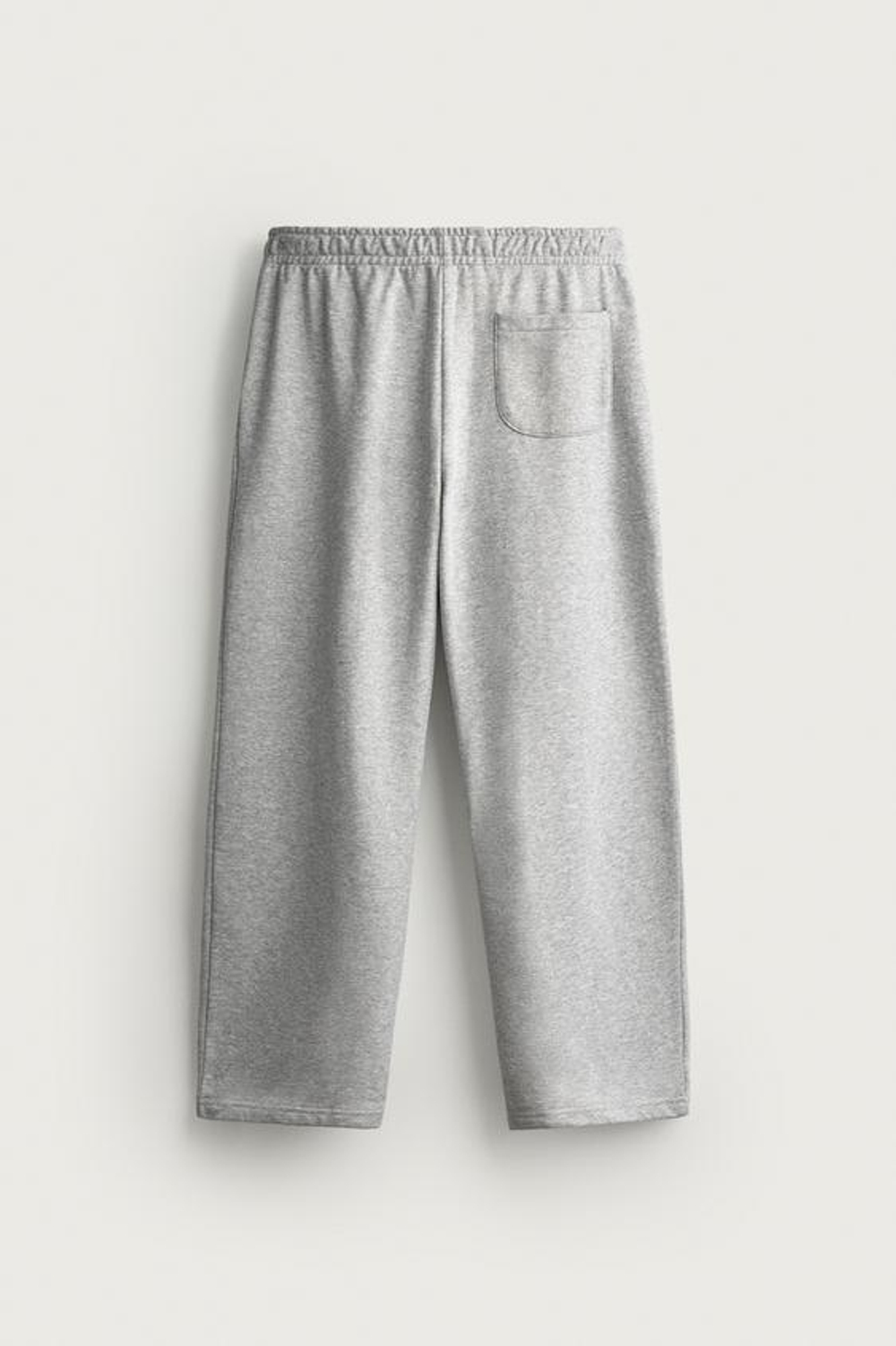 ZARA ДЖОГГЕРЫ WIDE-FIT, СЕРЫЙ МЕЛАНЖ