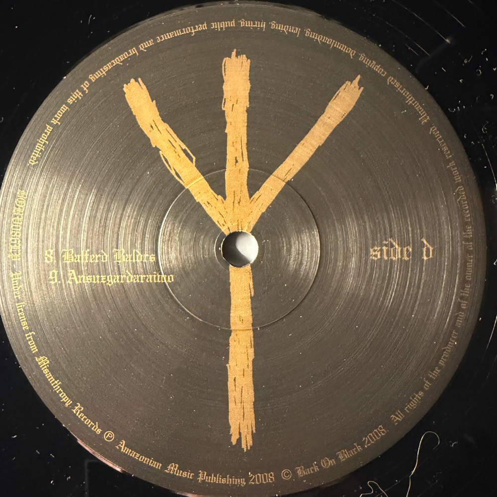 Burzum ‎– Anthology 2LP (Европа 2008г.) Т