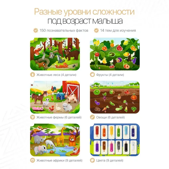 Интерактивные говорящие пазлы «Уникумс» - фото: 5