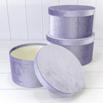 Коробка 29.7х16 см Набор 3 шт "Бархат" (Сиреневый)