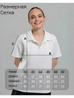 Футболка поло из вискозы праздничная