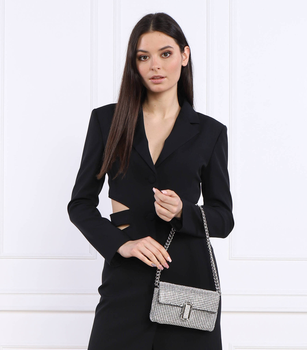 Кожаная сумка через плечо Marc Jacobs - серебряный(H912M06RE22)