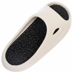 Шлепанцы женские «RELAX», цвет белый, черная стелька, р-р 36-37