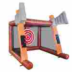 Надувной дартс «Битва топоров» на подкачке, диаметр 2,85 м, размер 2,85×2,75×2,75 м