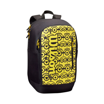 Теннисная сумка Wilson Minions Tour Backpack - Black, Yellow