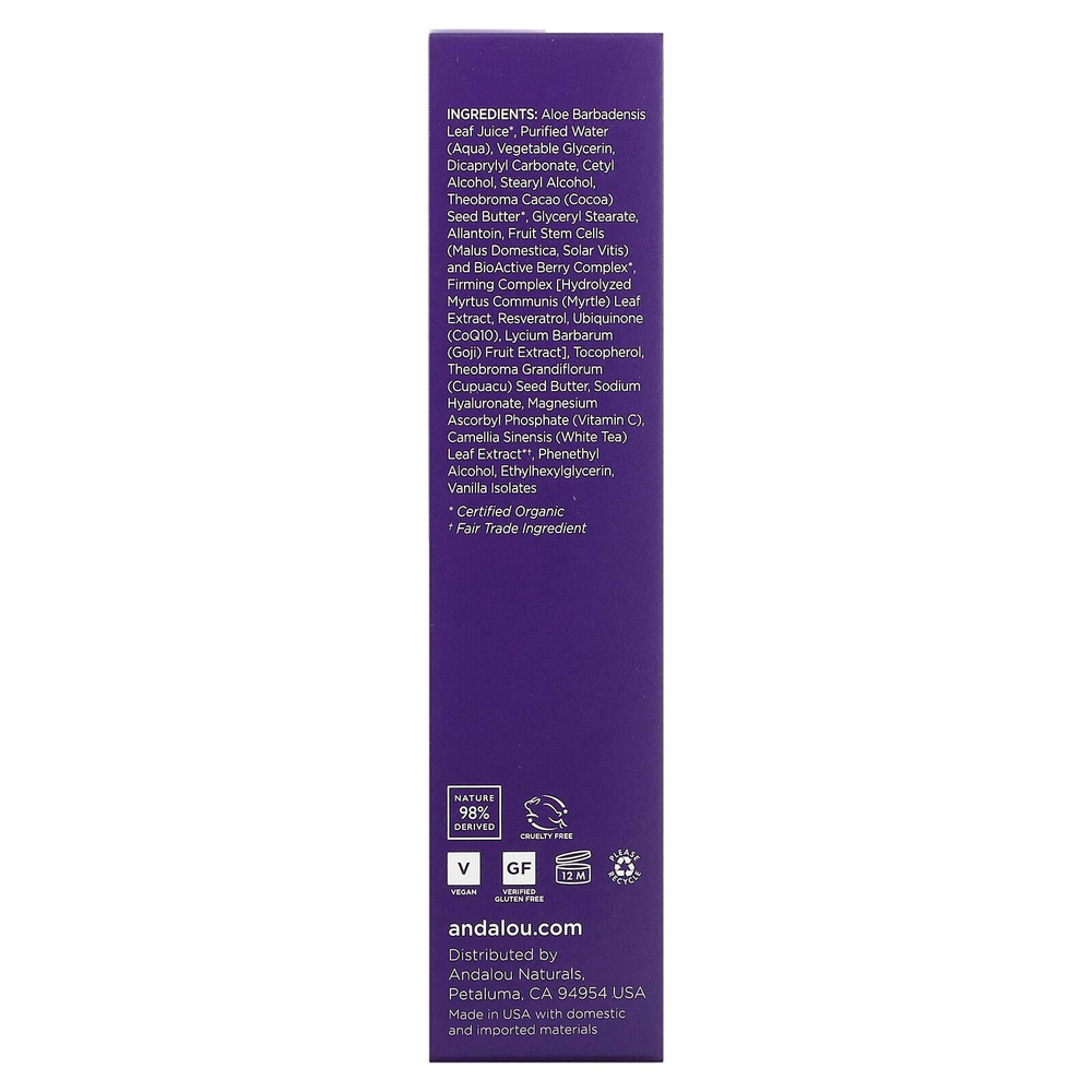 Andalou Naturals, Средство для заполнения морщин, 0,6 жидкой унции (18 мл)