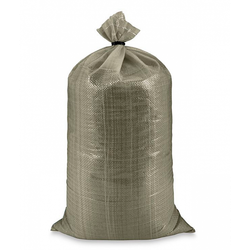 Мешки строительные полипропиленовый зеленые, 50 х 90 см