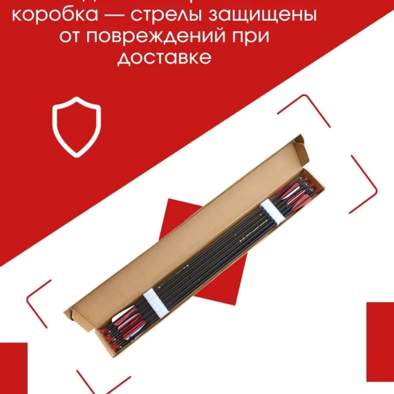 Стрелы для лука микс карбон 6шт