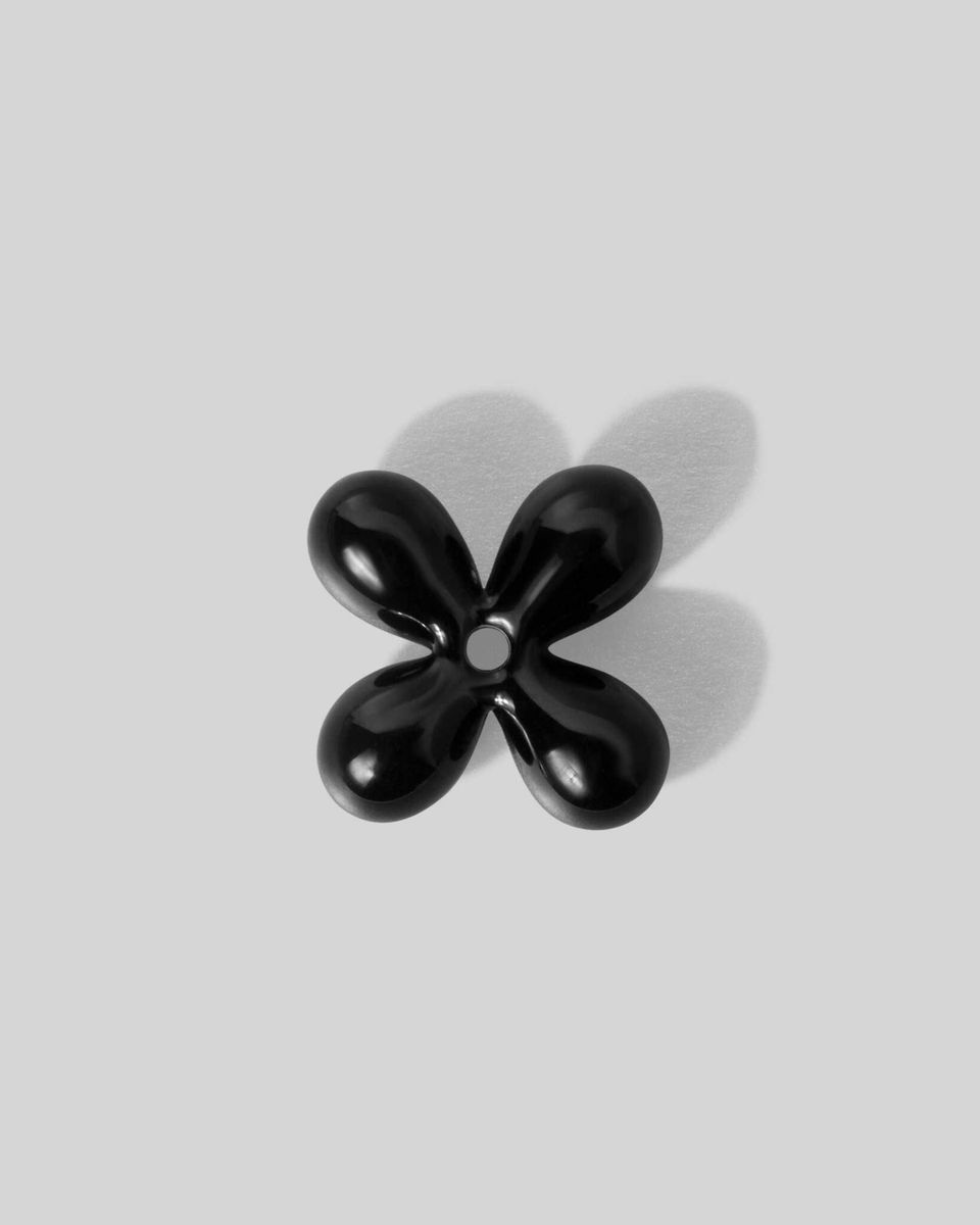 Цветок Glass Flower Black