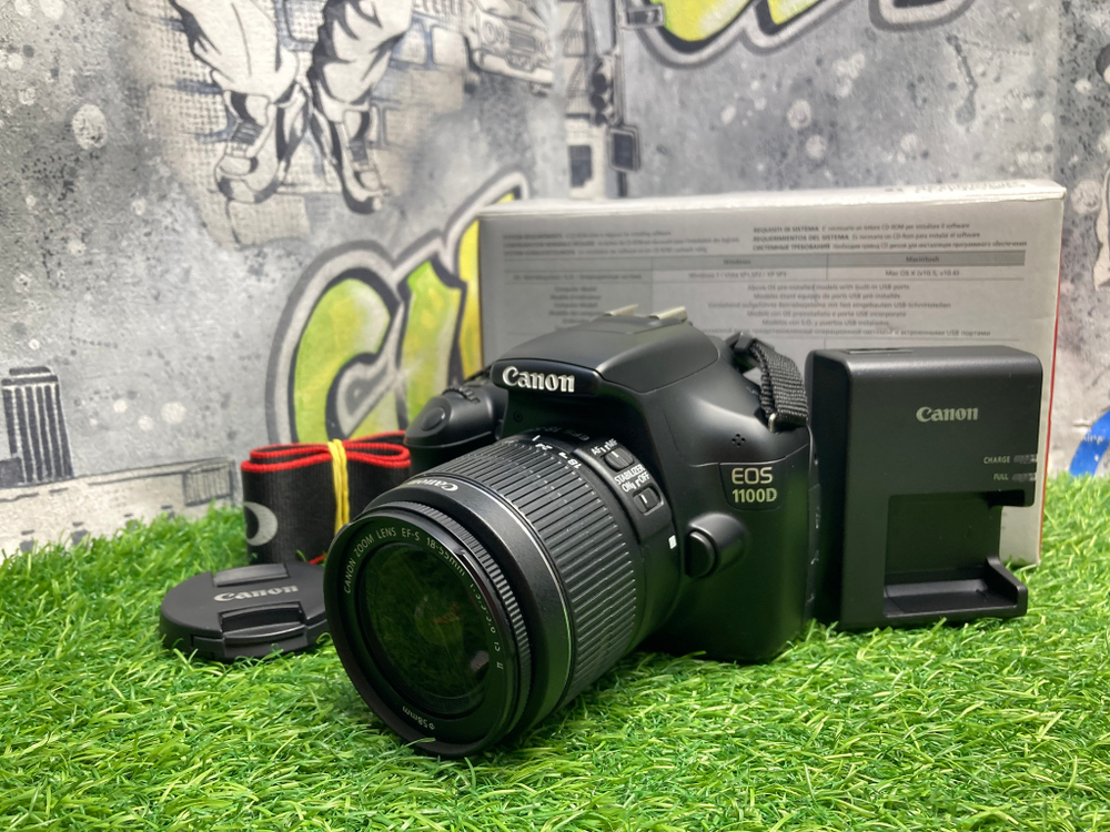 Canon 1100D + 18-55mm 3.5-5.6 IS II (2.600 кадров)