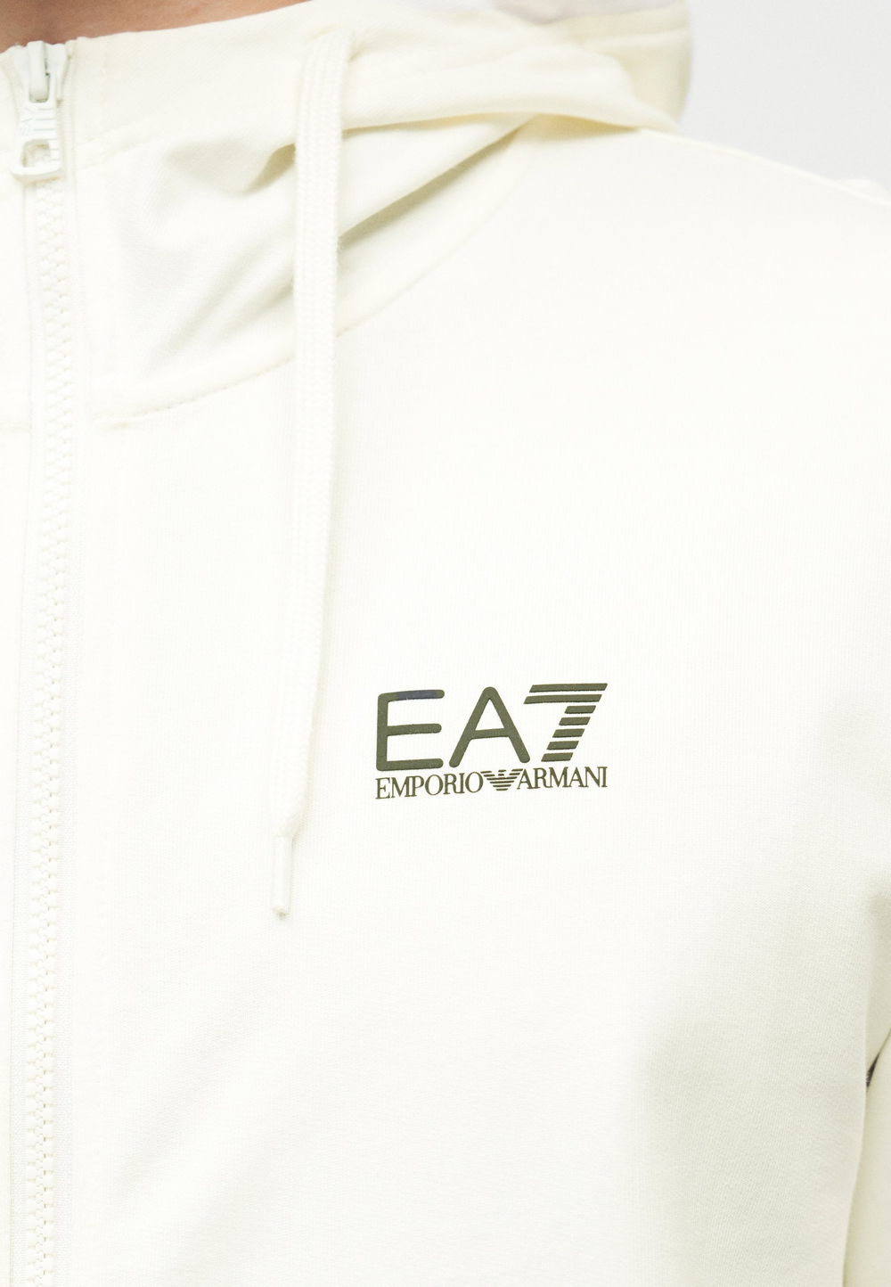 EA7 Emporio Armani UNISEX - Толстовка на молнии - сахарный напиток/молоко