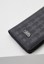 Кошелек LAGERFELD 805413 черный профиль карл