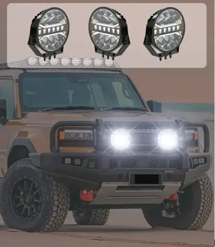 Дополнительные фары на крышу и бампер для внедорожников и пикапов дальний свет противотуманники фары люстры боковики