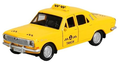 Модель ГАЗ-2401 "ВОЛГА" ТАКСИ откр.двери, багажник