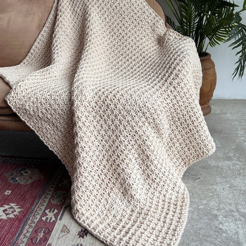 Плед Ниэль 110х185 | кремовый