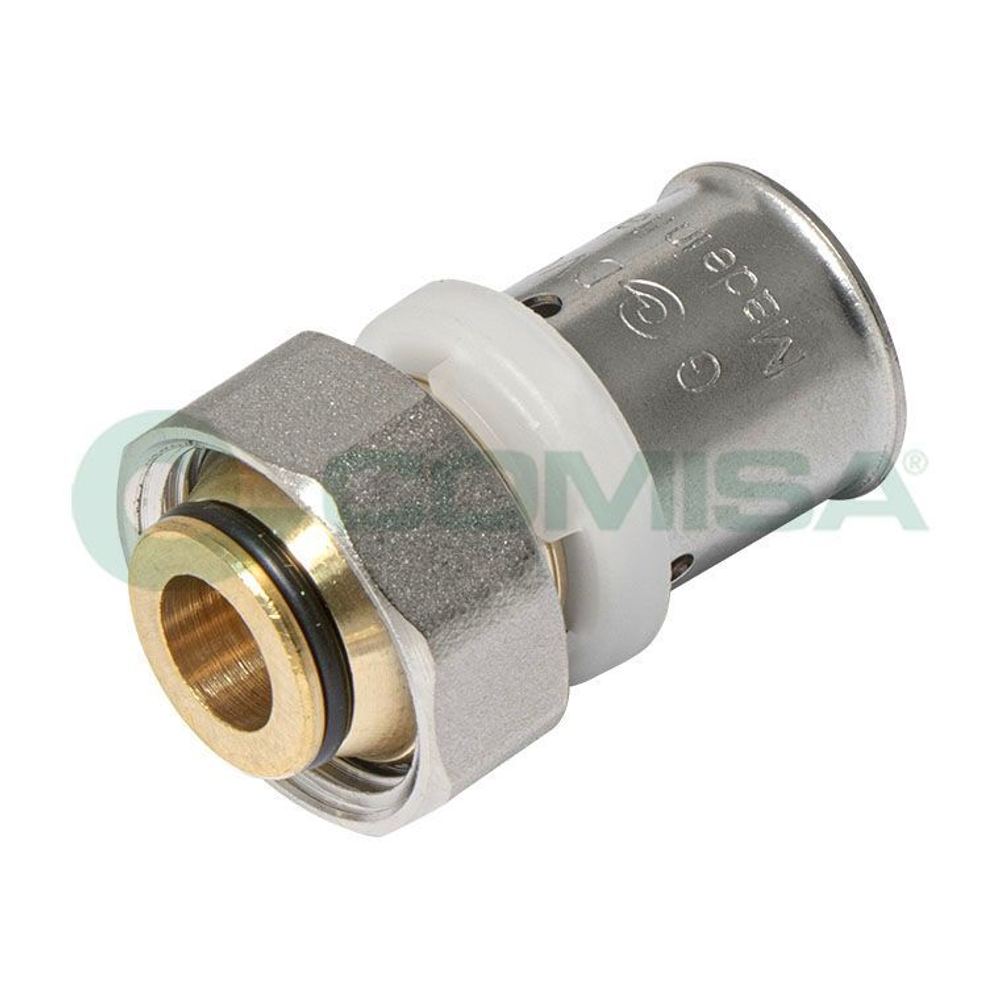 Муфта с накидной гайкой конусная пресс ВР 20 х 3/4" Comisa (Италия) 87.39.200