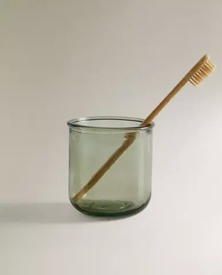 ZARA HOME СТАКАН ДЛЯ ЗУБНЫХ ЩЕТОК, ЗЕЛЕНЫЙ