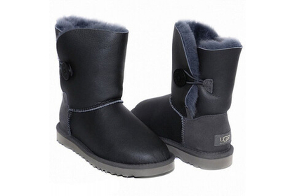 UGG Bailey Button Metallic Grey