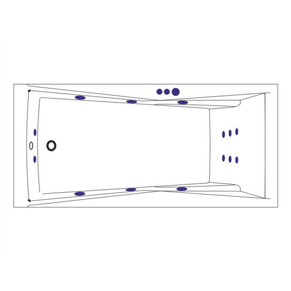Акриловая ванна Excellent Palace Smart 180x80 WAEX.PAL18.SMART