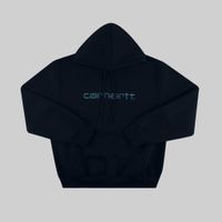  Толстовка мужская Carhartt WIP Hooded Sweatshirt артикул:i030230_blue - купить в магазине Дайс