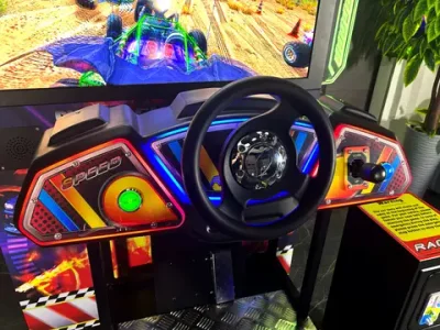 Игровой автомат гонки, с рулём «Need For Racing»