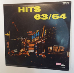 Винтажная виниловая пластинка LP Сборник Hits 63/64 (Germany 1969)