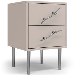 Тумба Арт Колор matte Стайл Сильвер Серый агат матовый