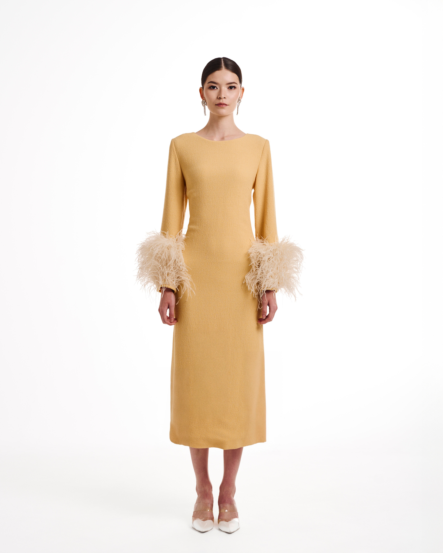 Платье желтое Bohemia