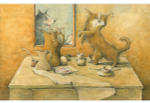 Коржик и Корица одни дома