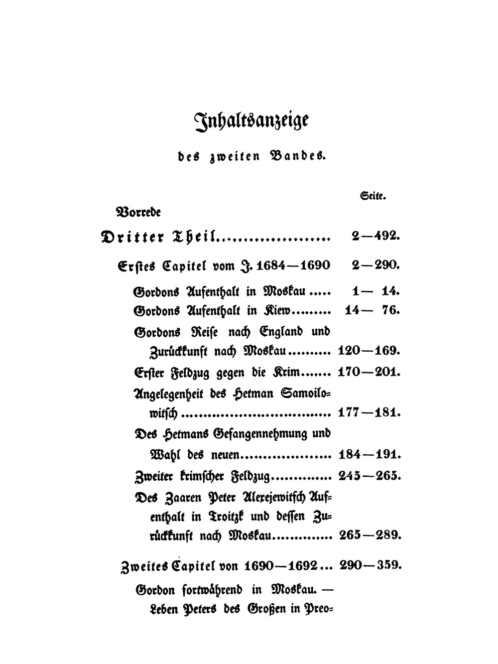 Tagebuch Des Generalen Patrick Gordon. Während Seiner Kriegsdienste Unter Den Schweden Und Polen Vom Jahre 1655 Bis 1661, Und Seines Aufenthaltes in Rusland von Jahre 1661 bis 1699. | Patrick Gordon