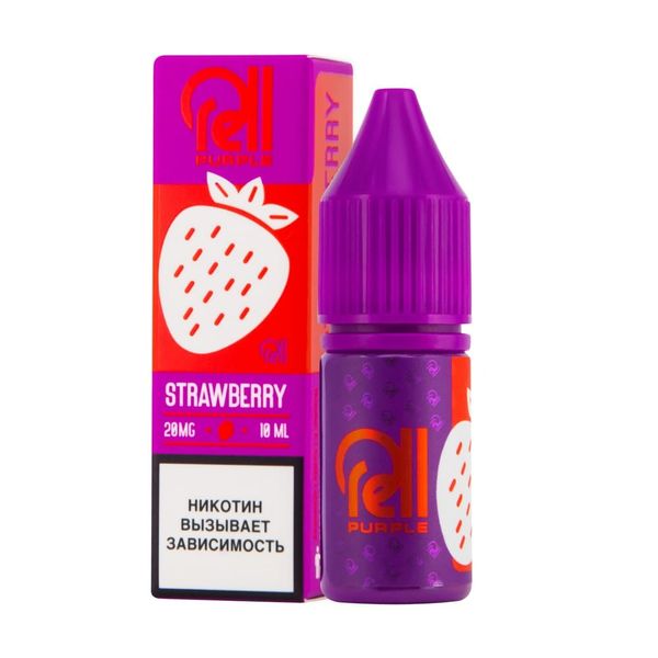 Купить Жидкость Rell Purple Salt - Strawberry 10 мл