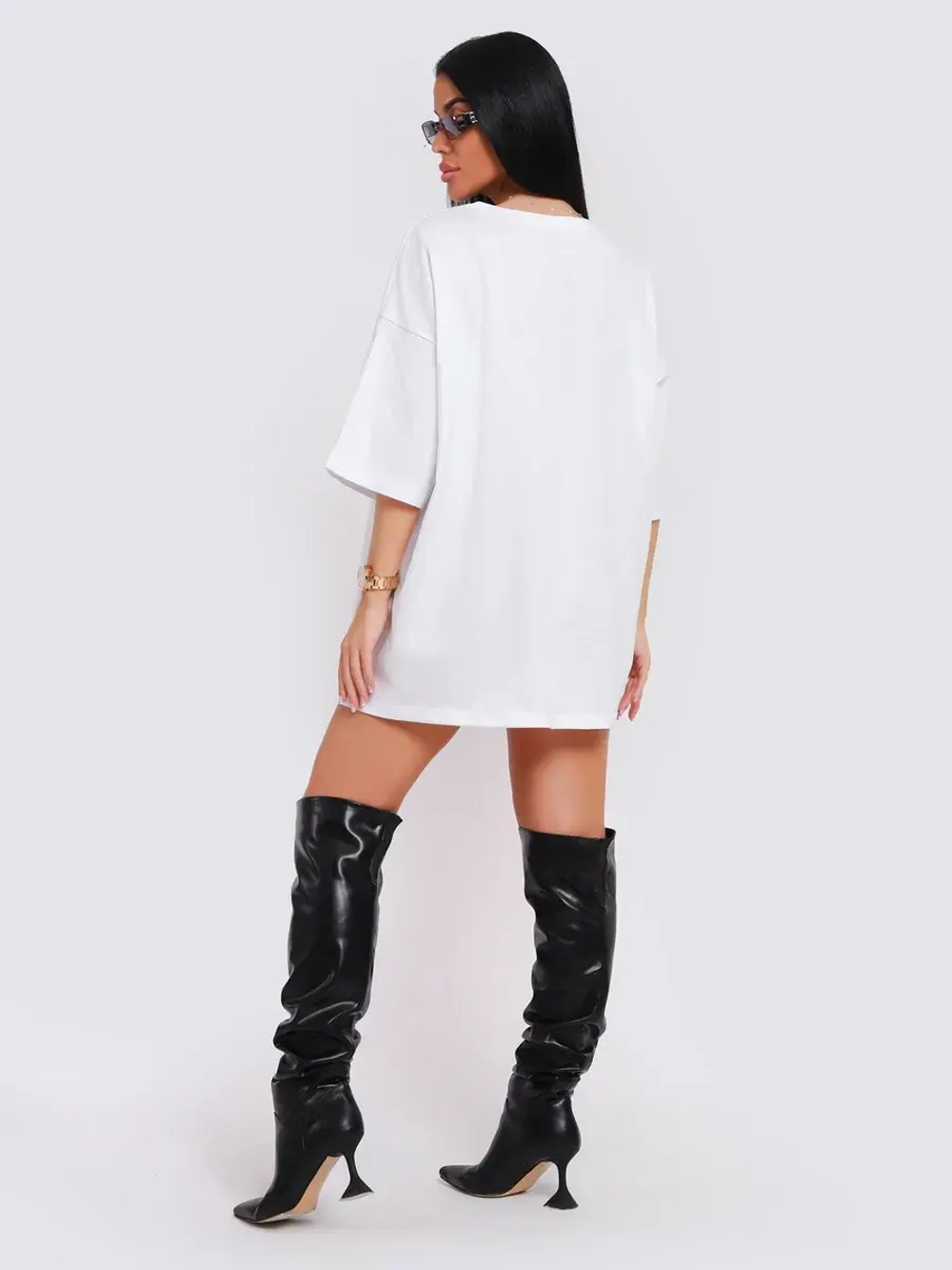 Футболка женская оверсайз принт