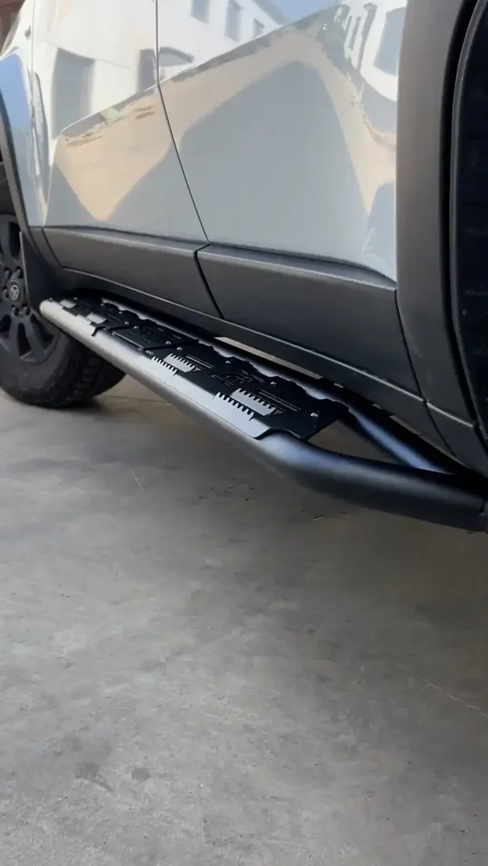 Пороги боковые фиксированные для Toyota Land Cruiser Prado 250 LC250 Тойота Крузер Крузак Подножка