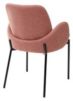 Стул-кресло NIKKI VF109 розовый/ VF110 брусничный