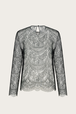 БЛУЗА ИЗ ШЕЛКОВОГО КРУЖЕВА