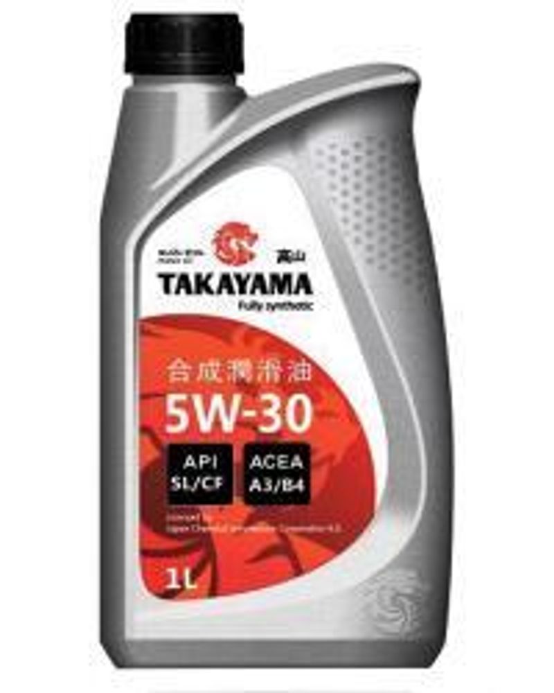 Масло моторное синтетическое TAKAYAMA  5W30 SN ILSAC GF-5  пластик  1л