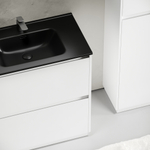 Тумба с раковиной Sancos Libra Floor 80 см LB80FW глянцевый белый
