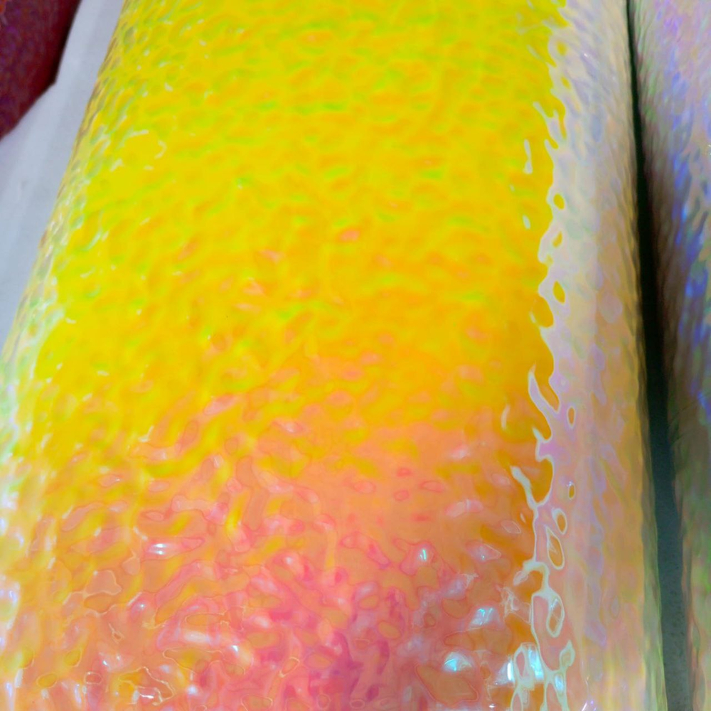 Пленка Aqua Steel  BW013 (Желтый, розовый) Погонный метр, ширина 1250мм