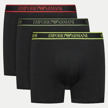 Набор мужских трусов боксеров 3в1 черные Emporio Armani 111473_4F717 21320