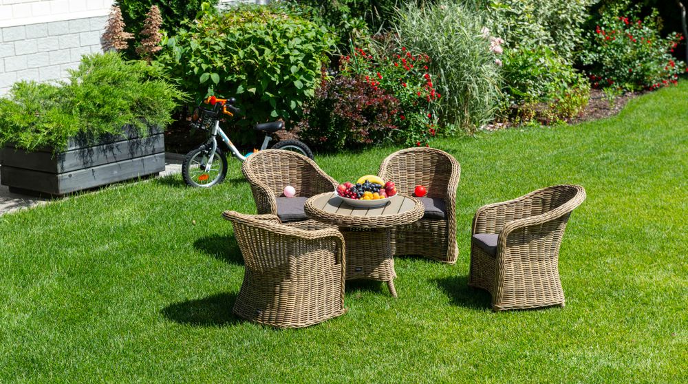 "Равенна" кресло детское плетеное, цвет соломенный