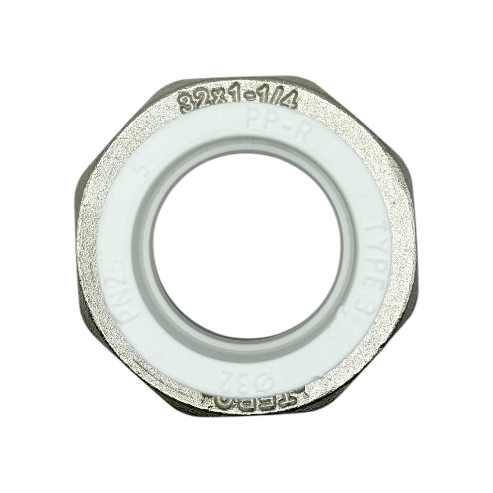 Муфта комбинированная разъемная (Американка) TEBO 32x1 1/4" внутренняя резьба под O-Ring кольцо