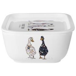 БЛЮДО С КРЫШКОЙ LEFARD "FAMILY FARM" ПРЯМОУГ. 25*17*7,5 СМ 1800 МЛ (КОР=8ШТ.)