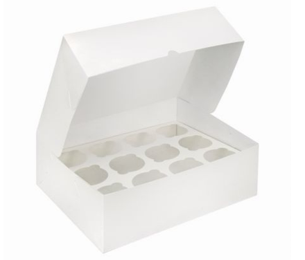 Коробка на 12 капкейков, Гофрокартон 35 х 26,5 х 10 см