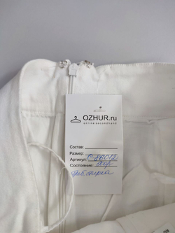 Юбка белая с бантом 42 размер