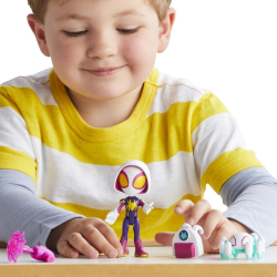 Hasbro Spidey Amazing Friends - Фигурка супергероя Ghost-Spider Web-Spinners / артикул   F8143 F7258  / GTIN 5010996136541
