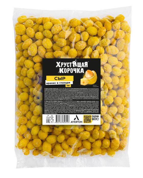 Арахис Хрустящая корочка Premium Сыр 1кг  (10шт)