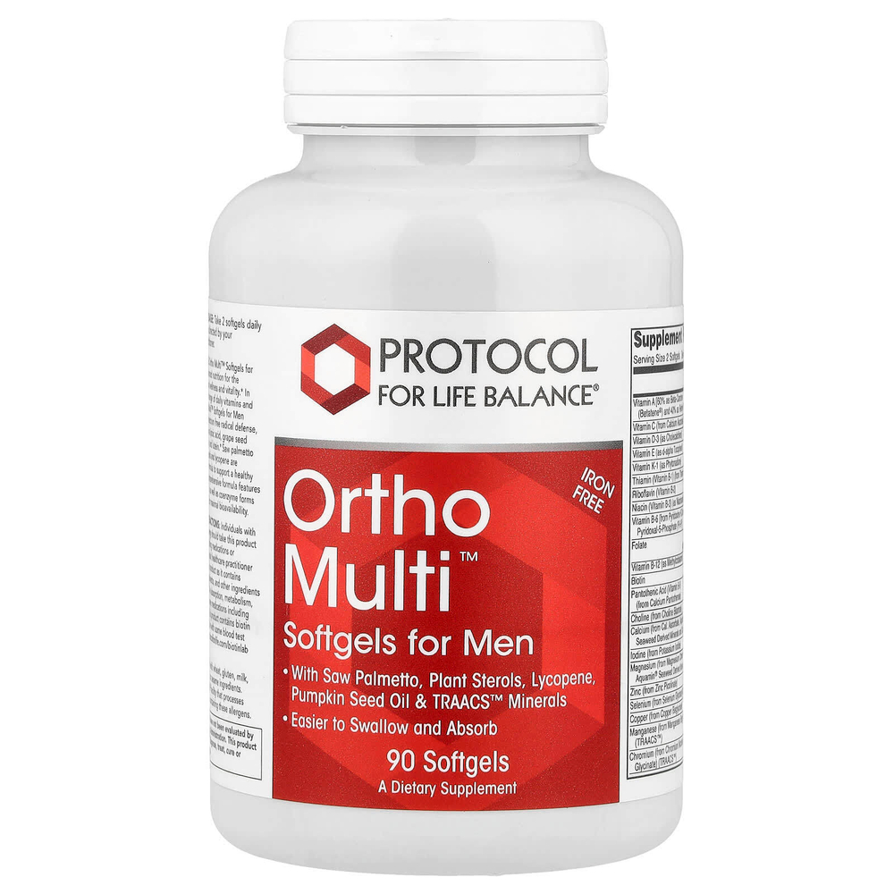 Protocol for Life Balance, Ortho Multi™, капсулы для мужчин, 90 капсул