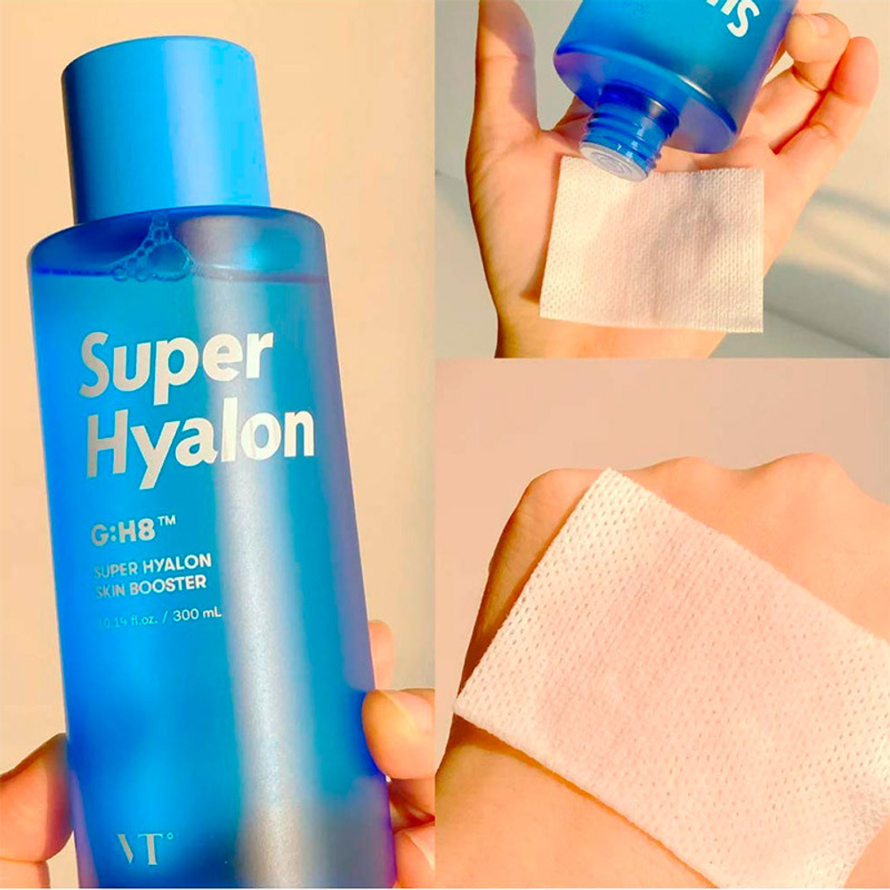 VT Cosmetics Super Hyalon Skin Booster интенсивно увлажняющий тонер-бустер с гиалуроновой кислотой