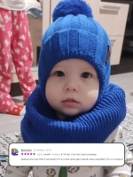 Шапка для мальчика со снудом осенняя