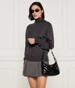 Кожаная сумка хобо HALF MOON MINI Pinko - черный(102790 A1RO)